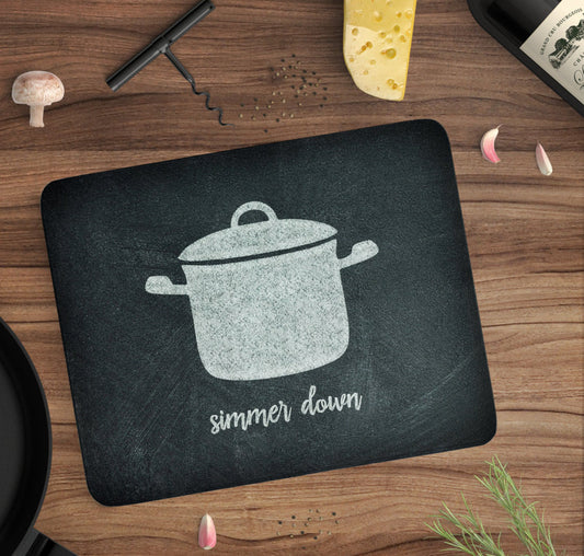 Simmer Down Cutting Board