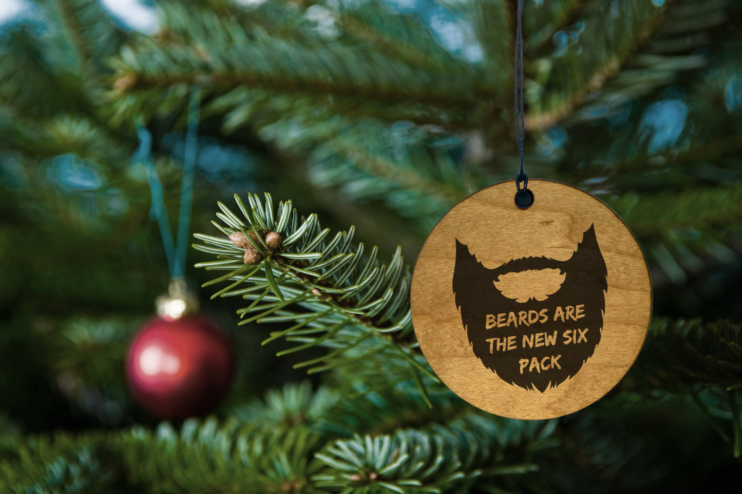 Beards Are the New Six Pack  Ornament