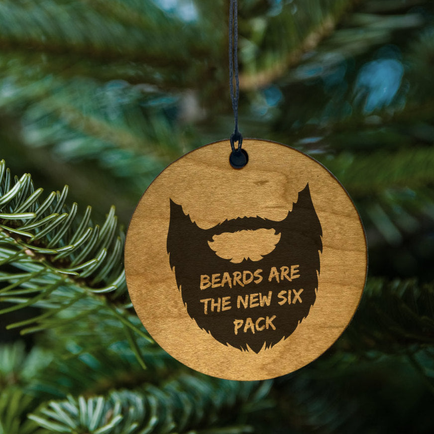 Beards Are the New Six Pack  Ornament