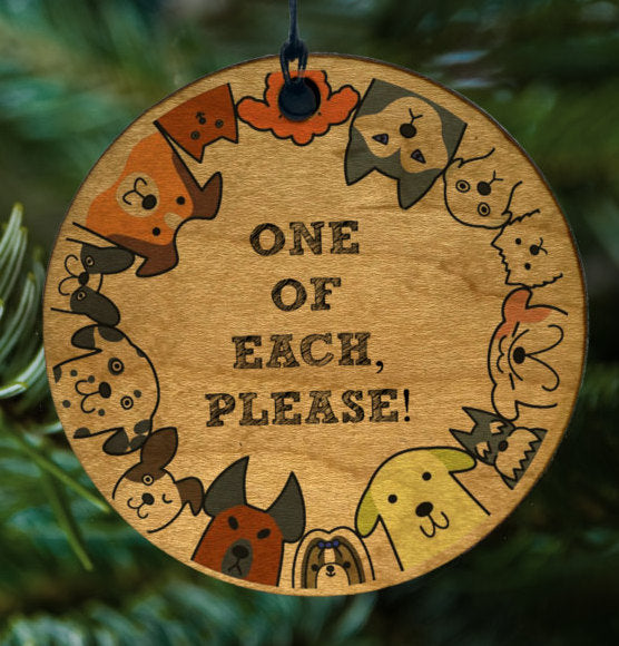 One Of Each, Please! Ornament