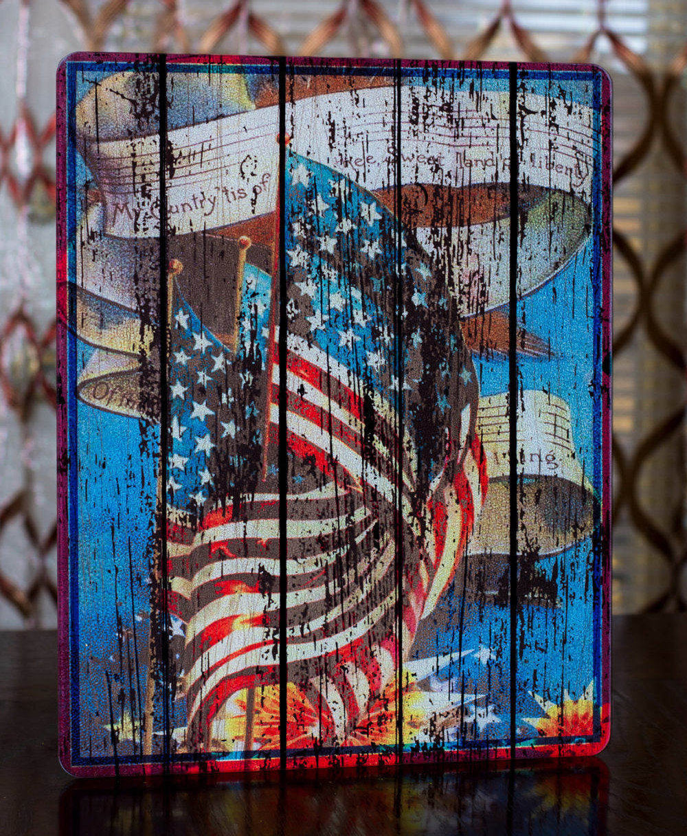 Old Glory Vintage American Flag Cutting Board