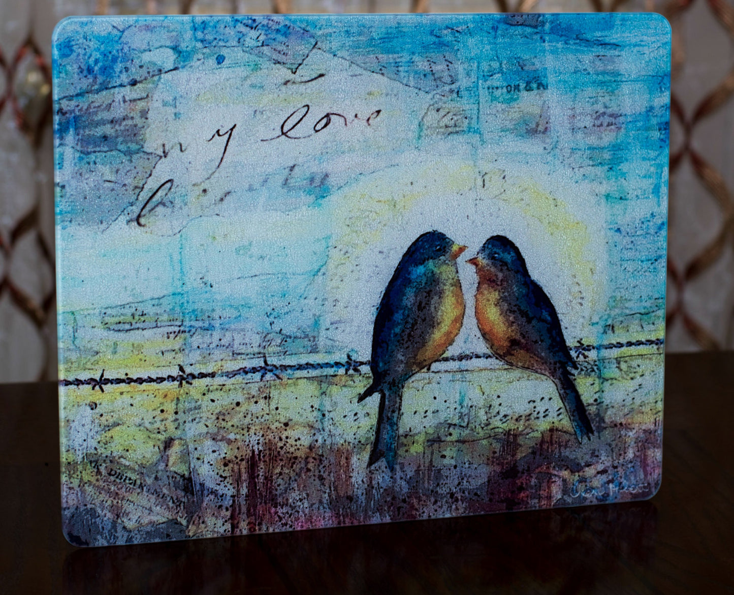 Blue Bird Cutting Board