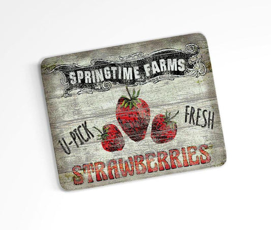 Strawberry Farm Kitchen Cutting Board