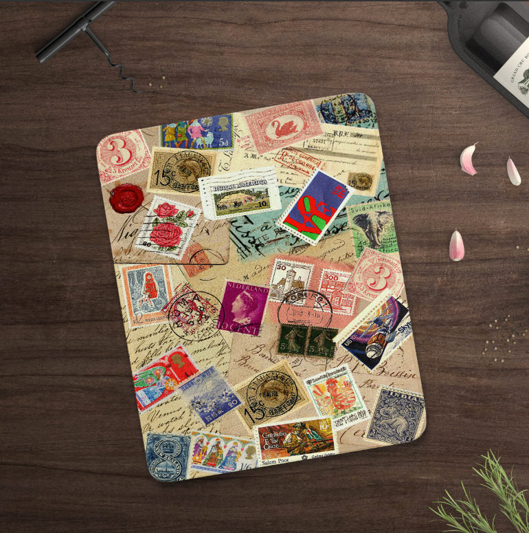 Stamp Collector Cutting Board