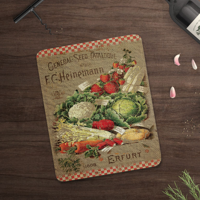 Country Vegetable Cutting Board