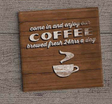 Vintage Coffee Design Coasters