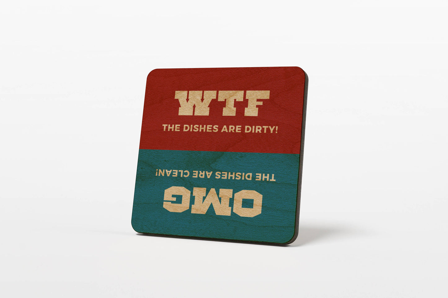 WTF / OMG Dirty Clean Dishwasher Magnet