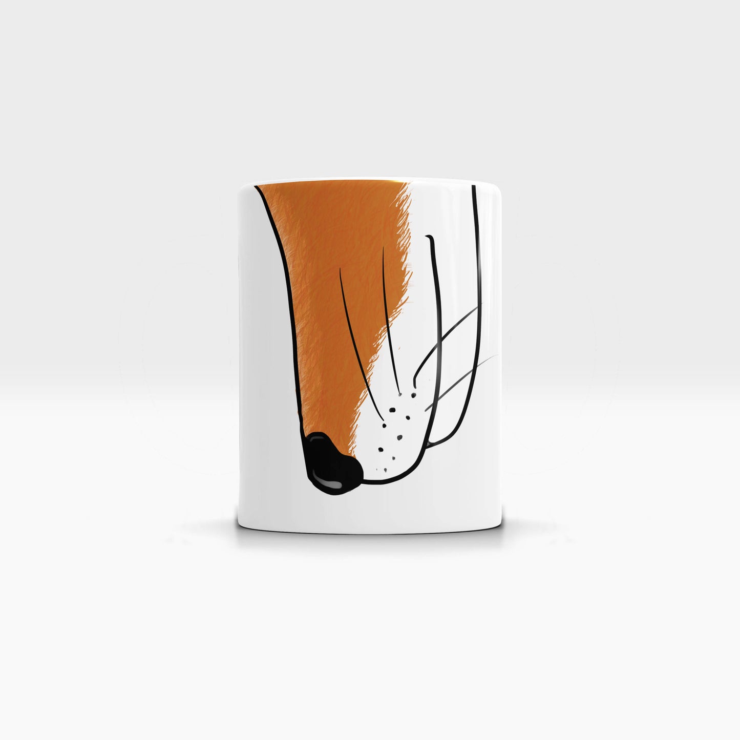 Cartoon Fox Snout Mug