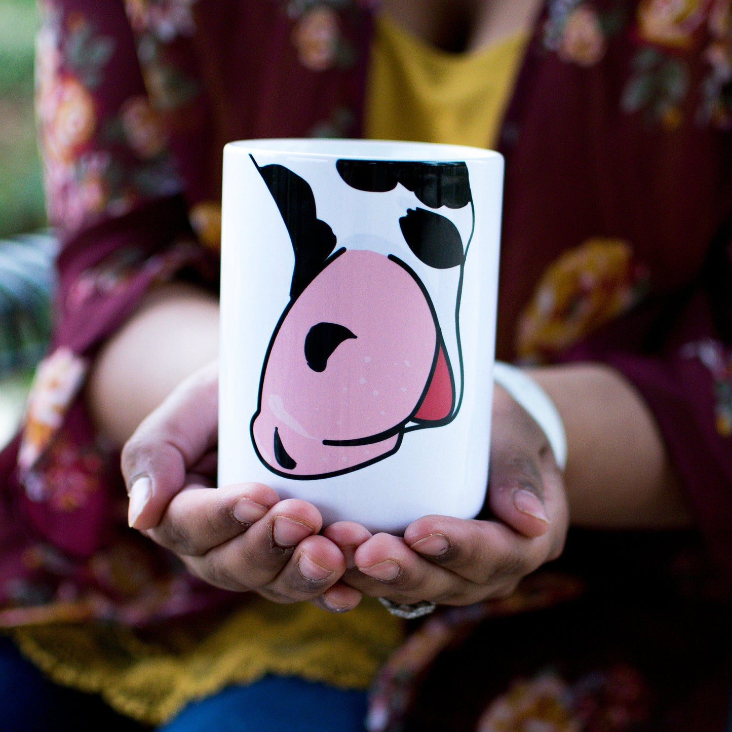 Cartoon Cow Snout Mug