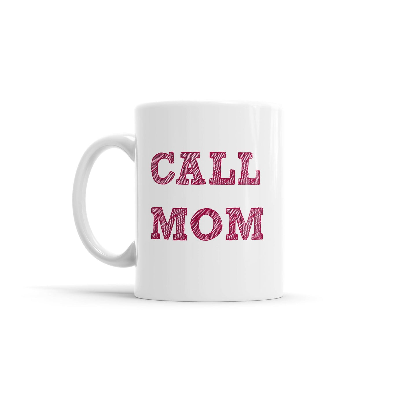 Pink Call Mom Mug