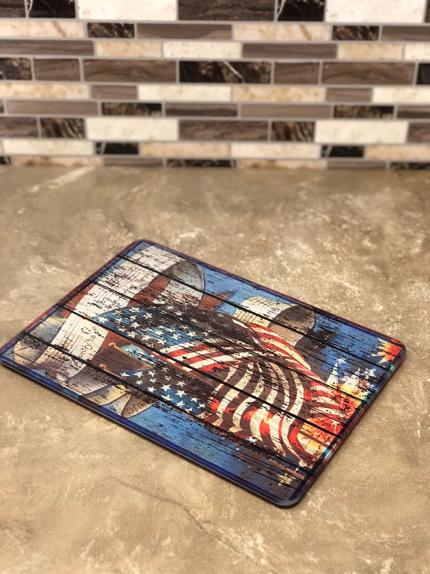 Old Glory Vintage American Flag Cutting Board