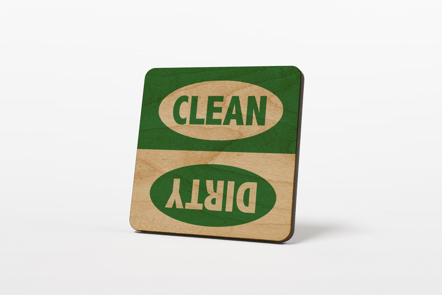 Green Dirty Clean Dishwasher Magnet