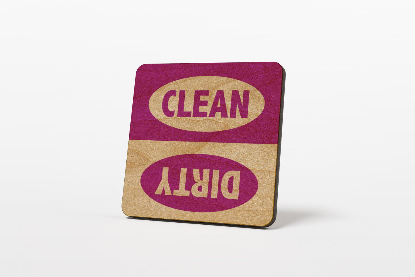 Purple Dirty Clean Dishwasher Magnet