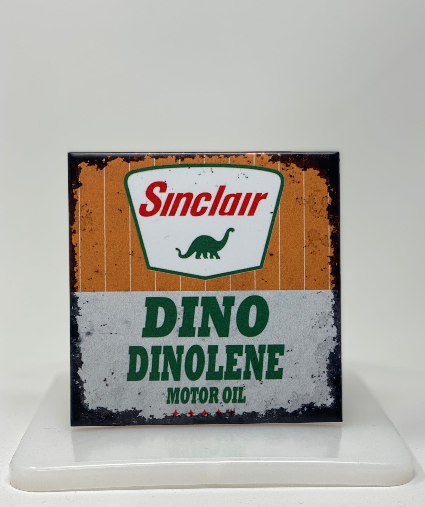 Sinclair Dino Dinolene Oil Coaster